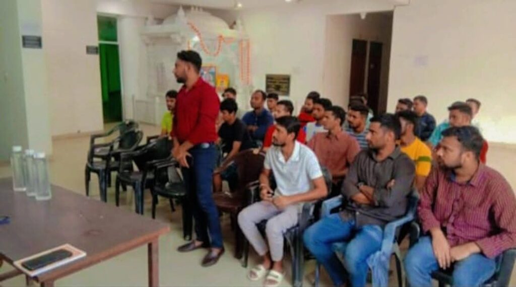 Career Counselling at Jhalana Doongari, Khatik Samaj Hostel