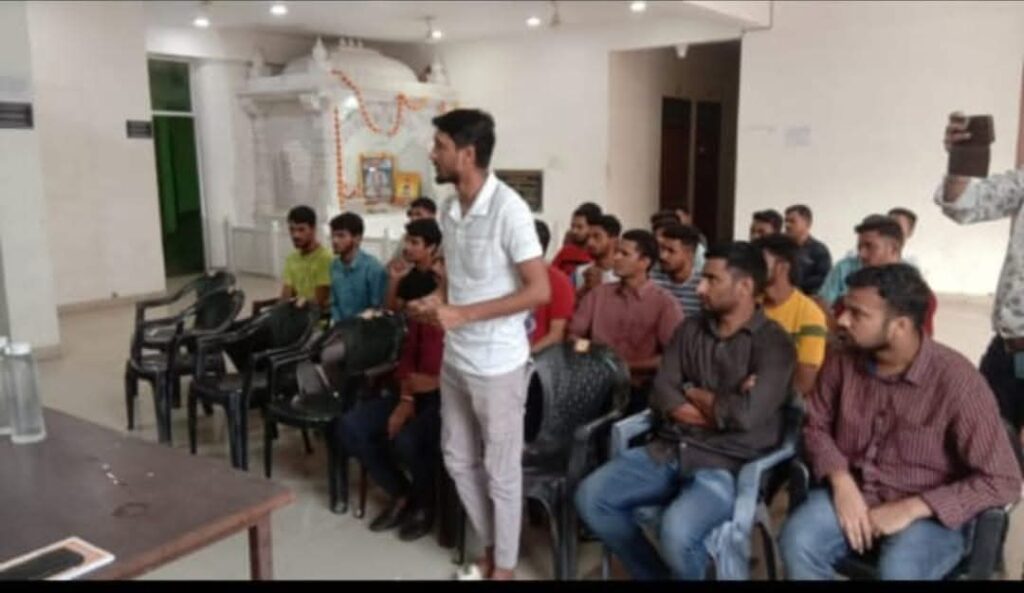 Career Counselling at Jhalana Doongari, Khatik Samaj Hostel